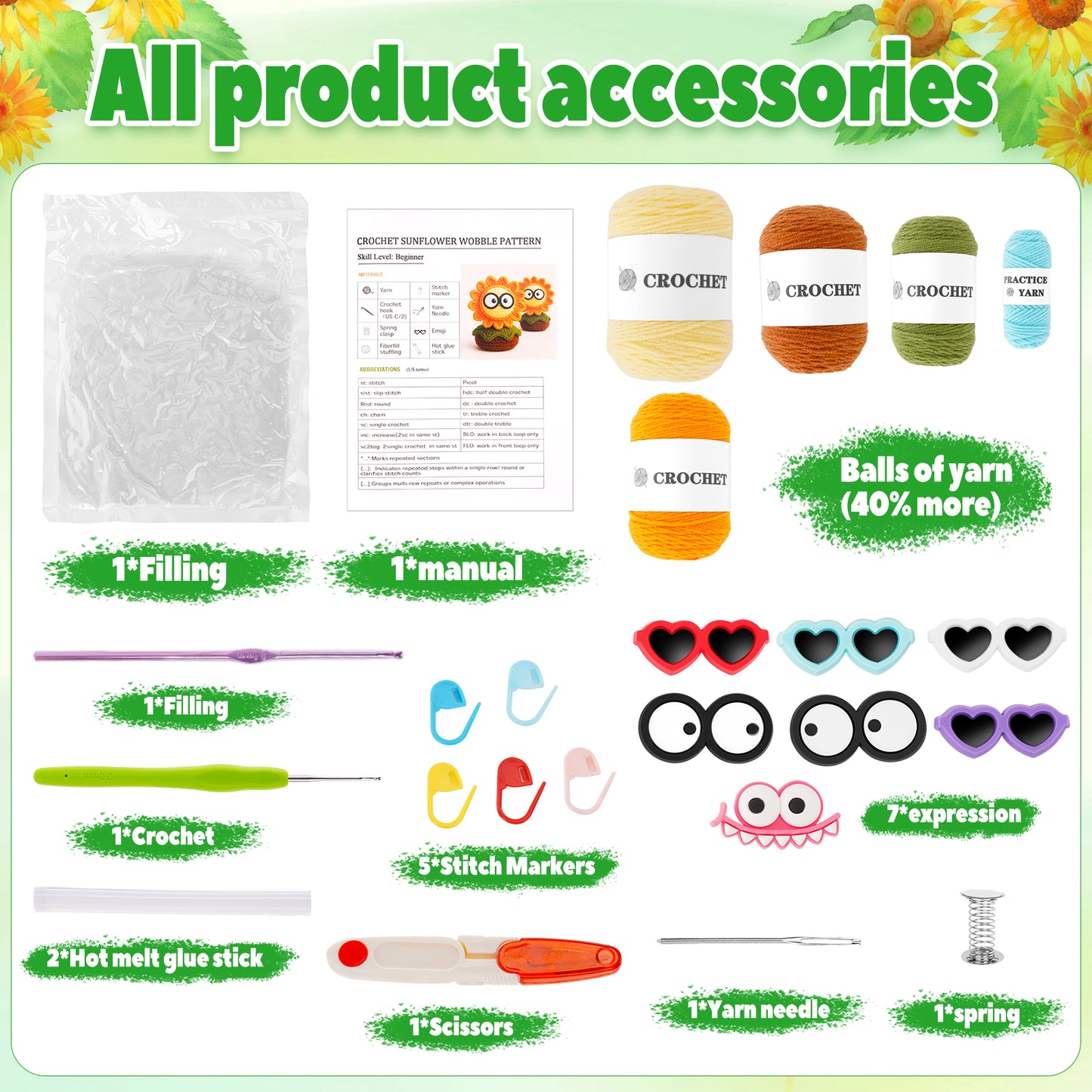 Crochet kit for beginner